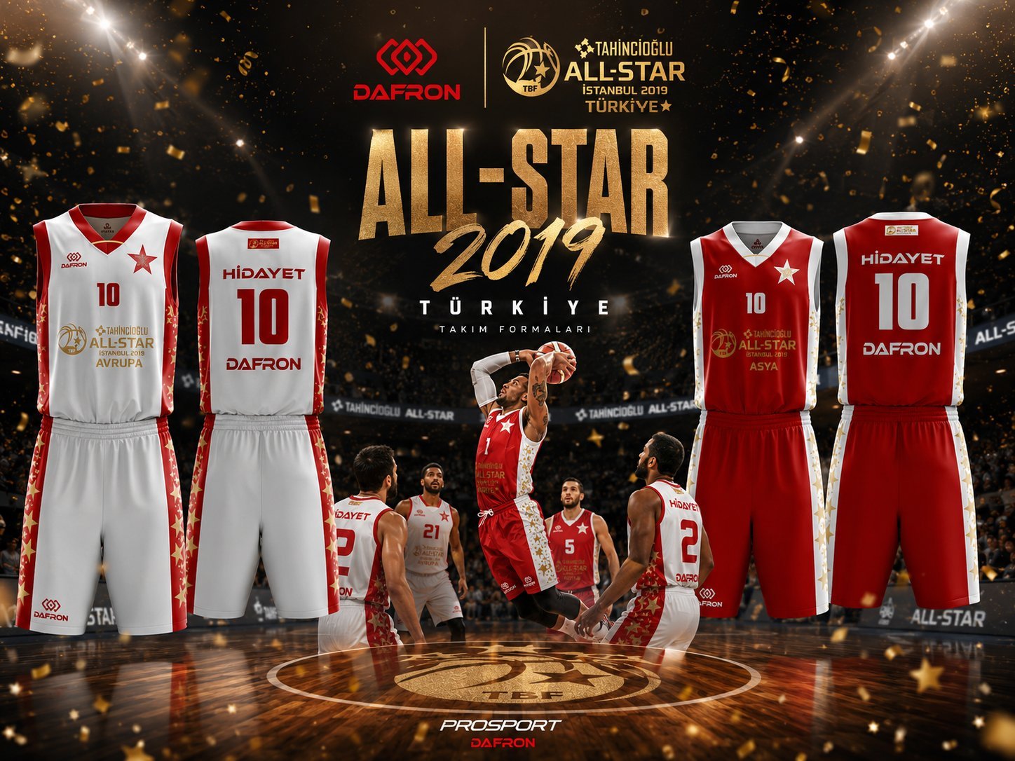 DAFRON - ALL-STAR 2019 Jersey Collection — mobile app design by Nuray Betül Altunkaynak