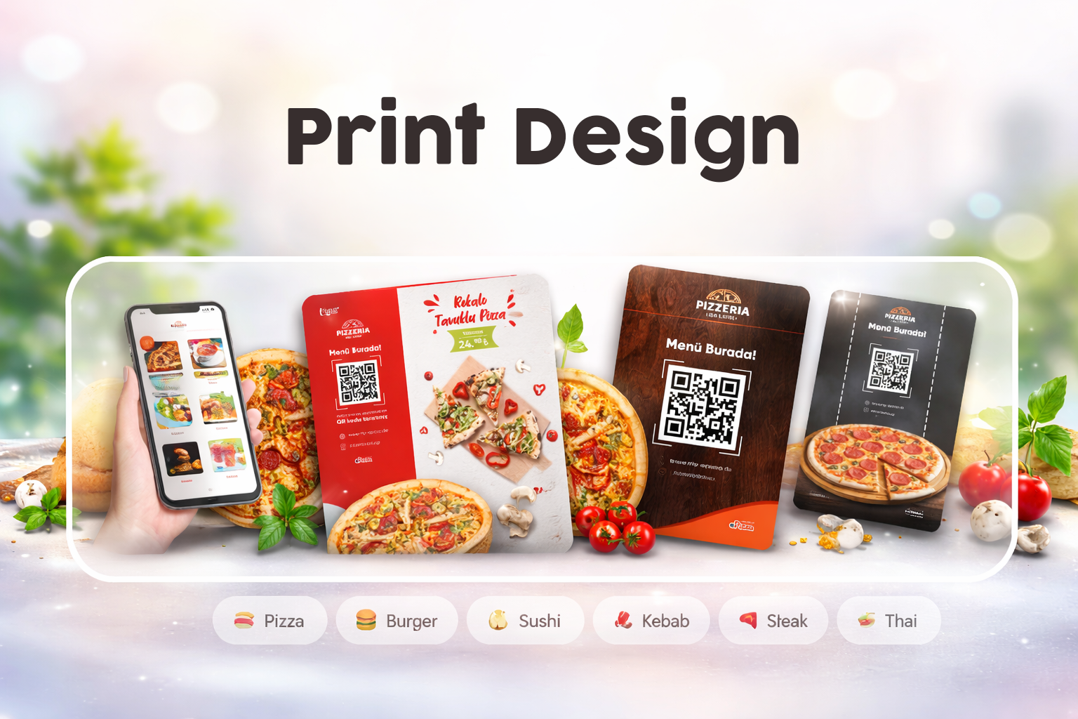 Orderprofs — Print Design Collection — mobile app design by Nuray Betül Altunkaynak