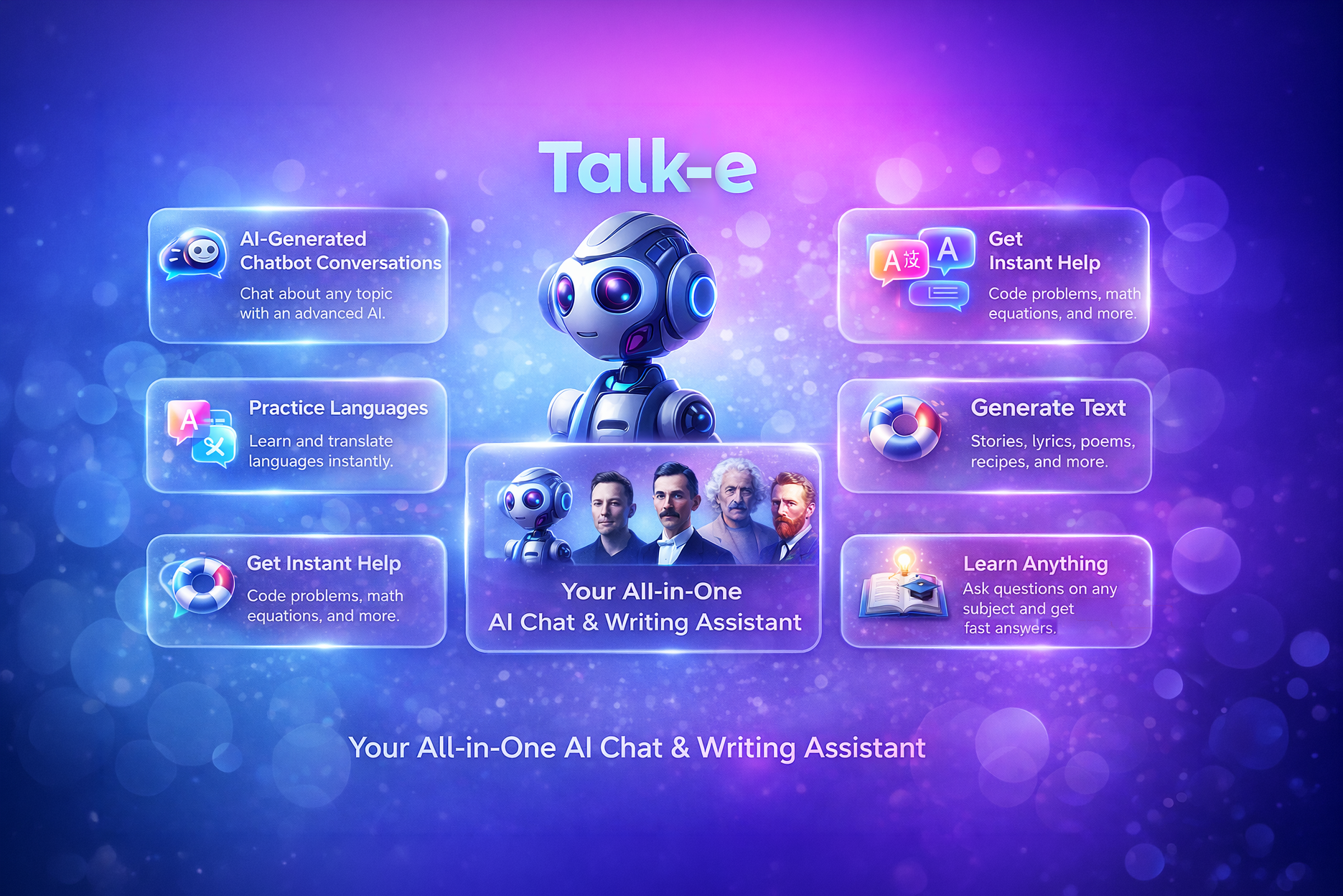 Talke AI — AI Chat & Celebrities — mobile app design by Nuray Betül Altunkaynak