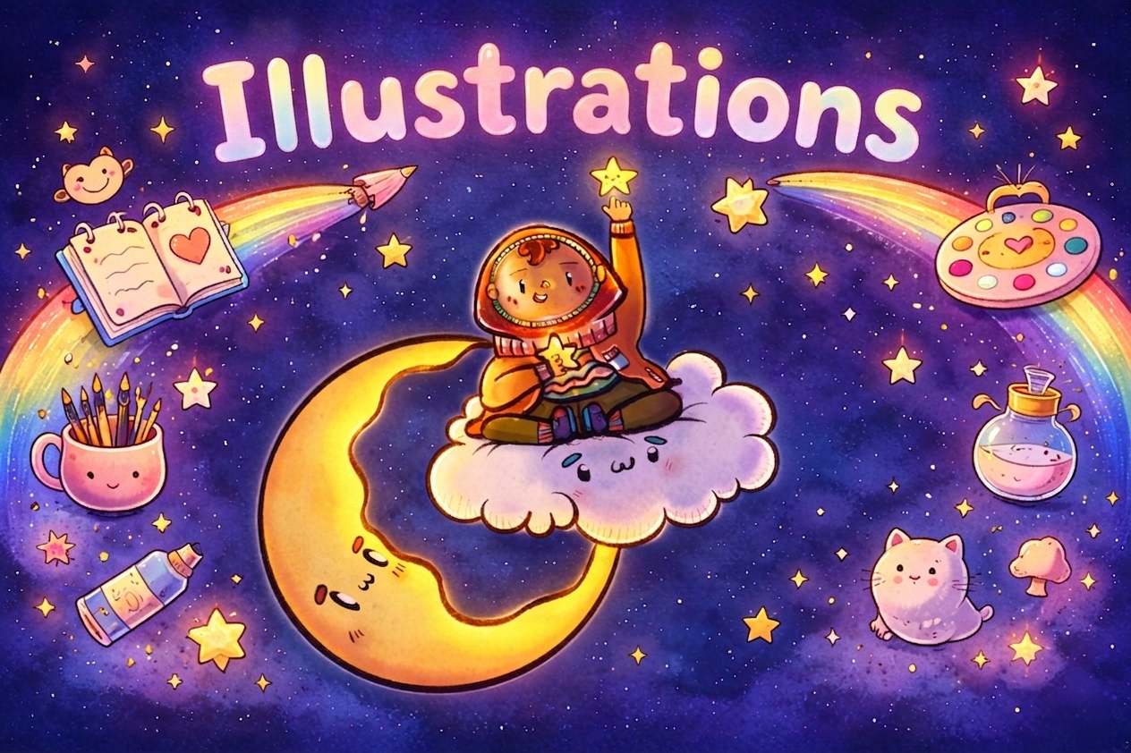 Illustration Portfolio — mobile app design by Nuray Betül Altunkaynak